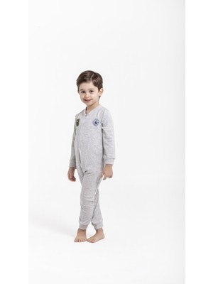 Oil Company Unisex Vücudu Komple Saran Pamuklu Rüzgar Geçirmez Nem Emici Çabuk Kuruyan Çocuk Tulum