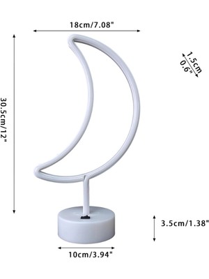 Ttt Nevamel Ay Neon LED Lamba