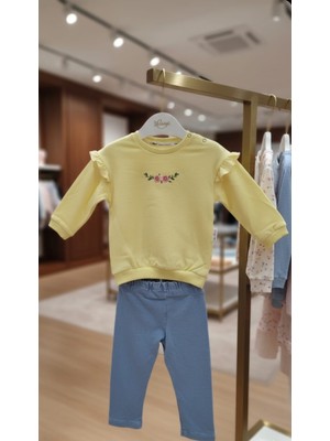 Kidzes Kız Bebek %100 Pamuk Taytlı 2'li Takım