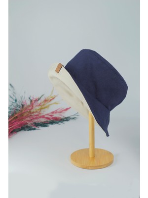 CottoVera Çift Taraflı Keten Bucket Şapka | Hafif, Şık ve Dayanıklı