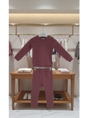 Kidzes Raporlu Düğme Detaylı Pamuklu 2'li Bebek Takımı (Unısex)