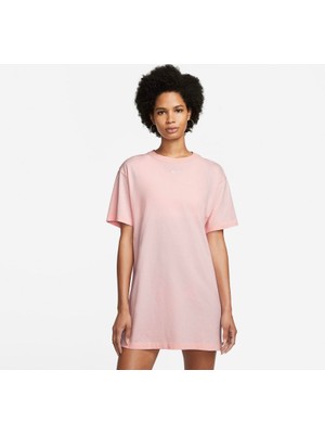 Nike Essential Pembe Bol Kalıp Kadın Elbise CJ2242-610
