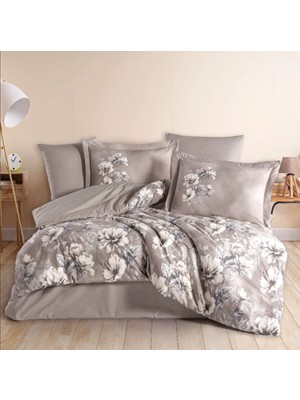 Mulvxurg  URG02  Çift Kişilik Poplin Nevresim Larmina Toprak (Mulvix)