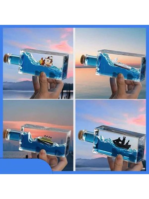 Toptan Perpa Batmayan Gemi Şişe Akvaryum