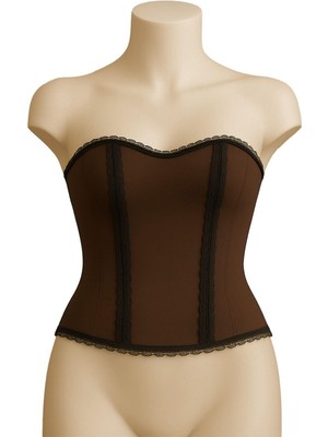 Kahve Mı Emay 9155 F Fırfırlı Terletici Büstiyer