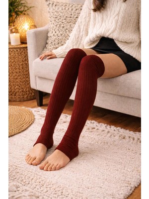 Cotenconcept Burunsuz Tabanlı Lastikli Diz Üstü Basic Pamuk İçerikli Tozluk