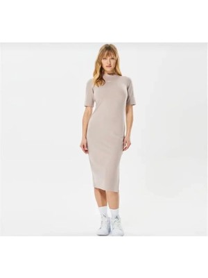 Nike Sportswear Essential Midi Boy Kahverengi Kadın Elbise DV7878-272