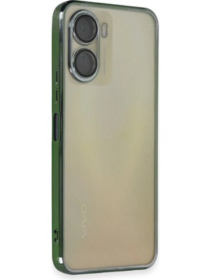 Pazarcan Y16 Kılıf Lensli Silikon - Yeşil