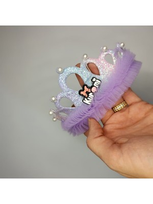 Masal Gurumi Kurumi Karakterli Kız Çocuk Taç Toka ( Kız Çocuk Hediye)