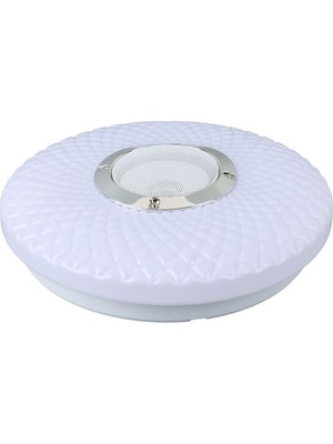 Pazarcan PM-27329 Beyaz 30*6 cm 24 Watt Bluetooth Hoparlörlü Tavan Aydınlatma (AL-BL302) Tornavi