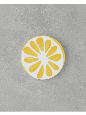 English Home Lemon Seramik Bardak Altlığı 11 cm Sarı
