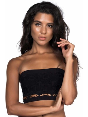 Beyaz Mı Emay 4050 Double Örgü Toparlayıcı Straplez Büstiyer