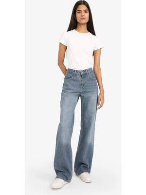 DeFacto Straight Wide Jean Pantolon F5527AX26SP