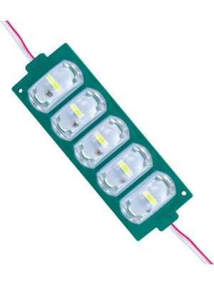 Pazarcan 12 Volt 4 Watt Yeşil 3030 10 x 53.8 mm IP65 260 – 280 Lümen 180 Derece Modül LED