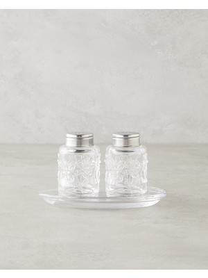 English Home Orphia Cam 2'li Tuzluk - Biberlik 6x9 cm Şeffaf