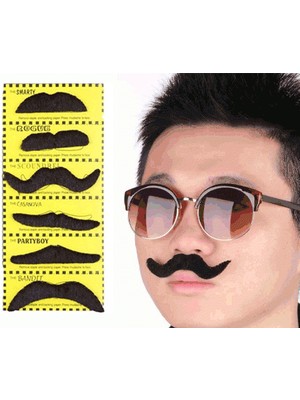 Marsilyan Takma Bıyık Seti (6 Adet)