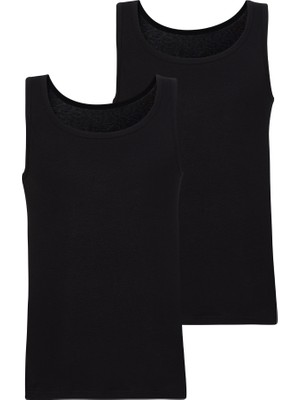 Blackspade Erkek Atlet 2'li Paket Tender Cotton 9678 - Siyah