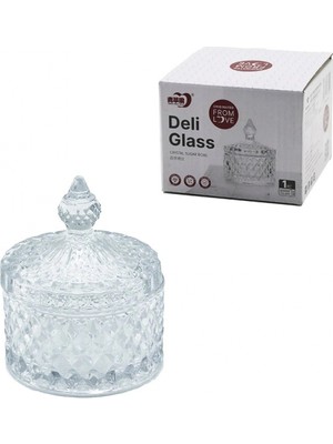 Marsilyan Deli Glass TG1073-3/L1 Dıamond Cam Şekerlik (4887)