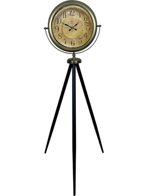 Zaya Home Antique Heritage Eskitme Tripod Ayaklı Saat