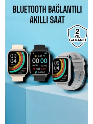 Marsilyan Titreşimli, Sağlık Takipli, Yeni Nesil Akıllı Saat  400MAH Batarya Kapasiteli Ieg