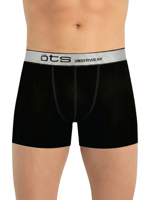Öts Erkek Boxer Bel Lastik Detaylı (%96 Pamuk - %4 Elastan)