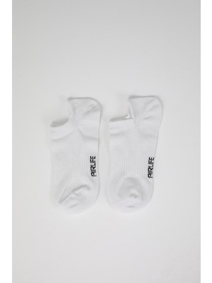 Airlife Sportswear Kadın Patik Boy Çorap 3'lü Set Beyaz