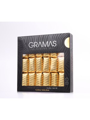 Gramas Golden Selection(Özel Seçim) Çukulat (Sarılı) İncir Karton Kutu 450gr