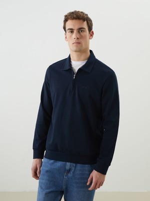 Lc Waikiki Yeni Sezon Polo Yaka Uzun Kollu Erkek Sweatshirt