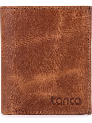 Tamer Tanca Erkek Hakiki Deri Taba Cuzdan 907 29 Erk Czdn SK25-26 Taba Rıb