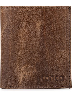 Tamer Tanca Erkek Hakiki Deri Kahve Cüzdan  907 29 Erk Czdn SK25-26 Kahve Rıb