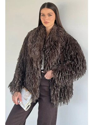 Gülseli Kadın Astarlı Püsküllü Mont (S-M-L-Xl Uyumludur) P-00020194