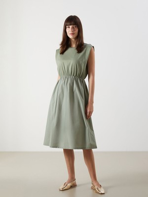 Lc Waikiki Yeni Sezon Bisiklet Yaka A Kesim Elbise