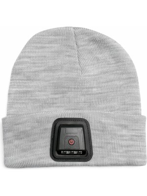 LED Işıklı Unisex Bere (Şarj Edilebilir)