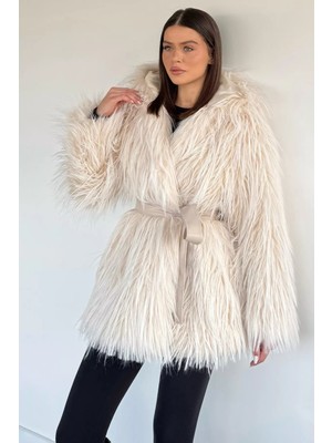 Gülseli Kadın Astarlı Kürklü Mont (S-M-L-Xl Uyumludur) P-00020195