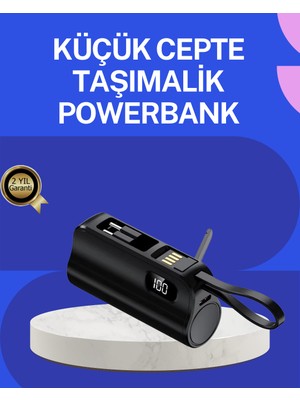 Marsilyan Pd 20W Hızlı Şarjlı Kablolu Kablosuz Kullanım Powerbank