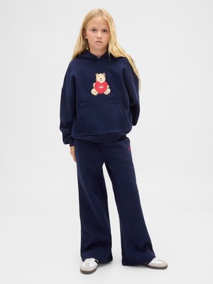 Gap Kız Çocuk Lacivert Vintagesoft Baggy Eşofman Altı