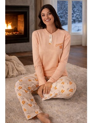 Remsa Kadın Termal Uzun Kol Pijama Takımı 4759 SOMON02