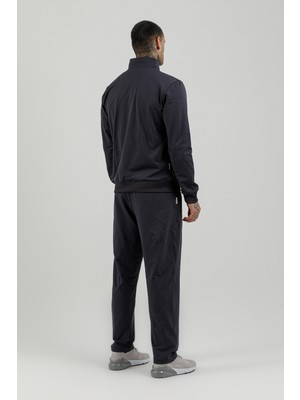 Airlife Sportswear Tam Boy Fermuarlı Erkek Dik Yakalı Eşofman Takımı Lacivert