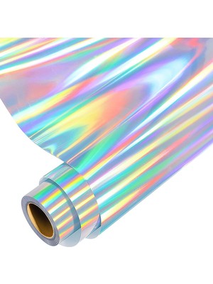 Createfol Hologram Gökkuşağı Rainbow Folyo  37CM x 3 Metre