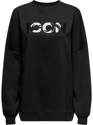 Only Relax Fit Bisiklet Yaka Uzun Kol Kadın Sweatshirt 15333285