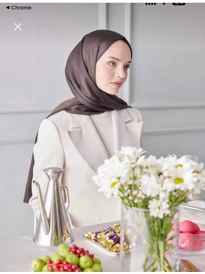 Ges Shop Kadın Ağaç Kabuğu Rengi Janjan Şal Tesettür