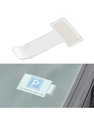 Marsilyan Ön Cam Için Şeffaf Plastik Kartvizit Etiket Tutucu