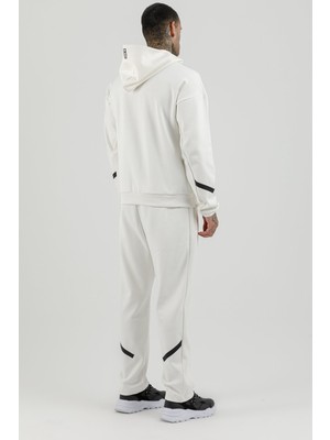 Airlife Clubby Ir Zone Erkek Düz Paçalı Eşofman Altı Beyaz