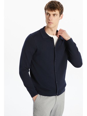 Lc Waikiki Yeni Sezon Standart Kalıp Polo Yaka Erkek Triko Hırka