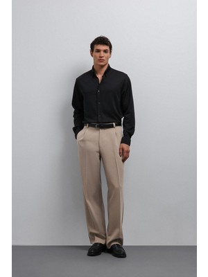 Antioch Taş Relax Fit Baggy Pilili Erkek Pantolon