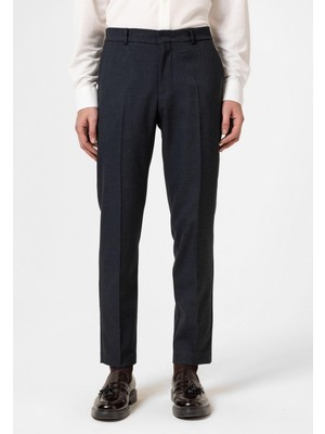 Antioch Lacivert Yüksek Bel Klasik Erkek Pantolon