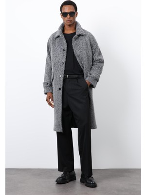 Antioch Antrasit Suni Kürk Erkek Kaban