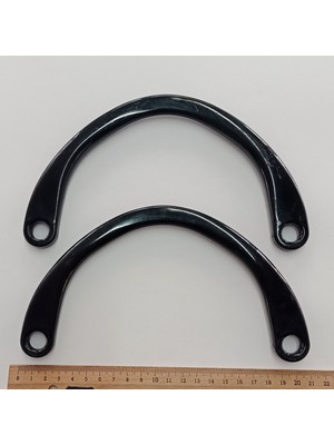 Ağırsoy Plastik  Çanta Sapı Çiftinin Fiyatıdır. Klasik Siyah Renkte