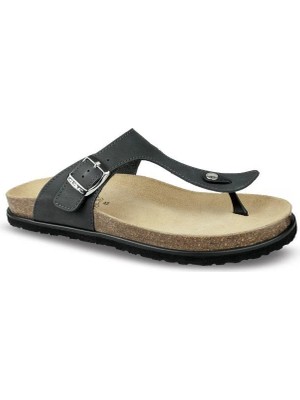 Ceyo 9991-M Anatomik Taban Parmak Arası Erkek Terlik Siyah 40-45