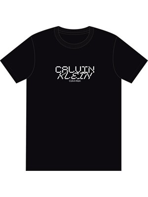 Calvin Klein Erkek Futura Grafik Detaylı T-Shirt